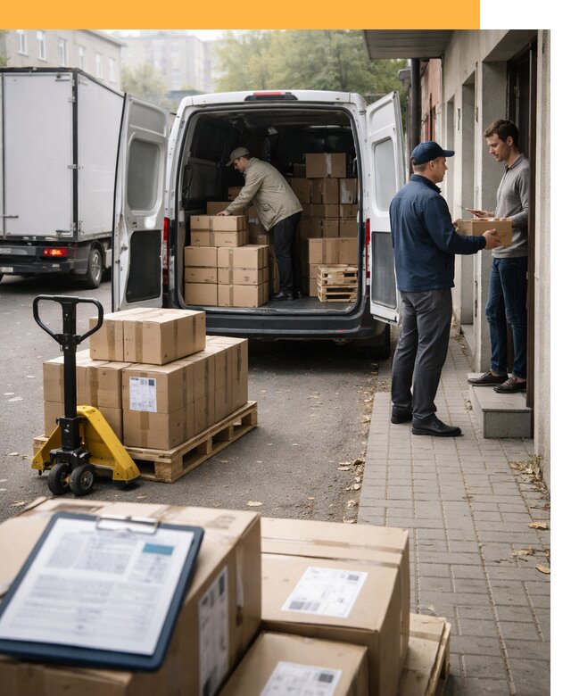 Доставка грузов от двери до двери с таможней от 46260 руб.