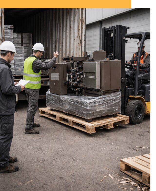 Доставка промышленного оборудования из Европы от 46260