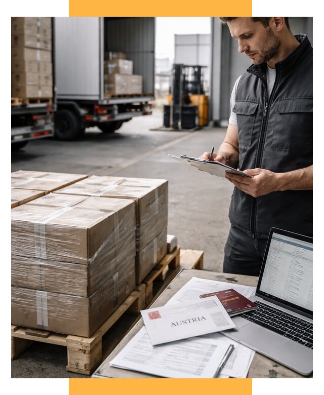 Доставка в Австрию от 66820 р. Логистика и экспорт СетСервис-Рсн