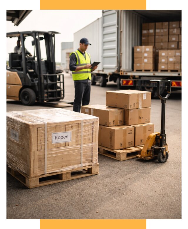 Доставка грузов в Корею из России от 35980 р. | СетСервис-Рсн