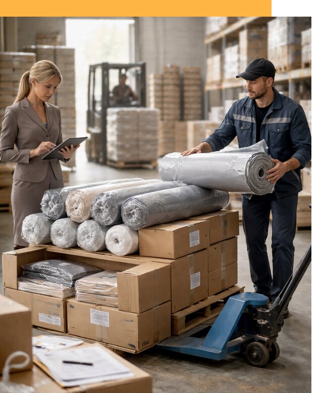 Перевозка текстиля по миру от 15420 руб. с таможней и страхованием