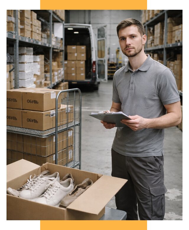 Доставка обуви из Китая и Турции от 4626 р. СетСервис-Рсн