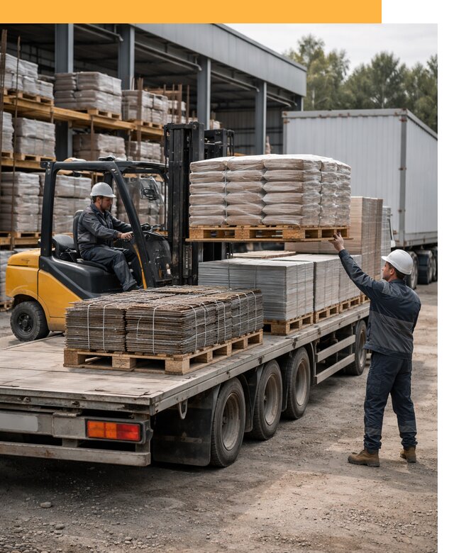 Перевозка строительных материалов по миру от 5654 руб