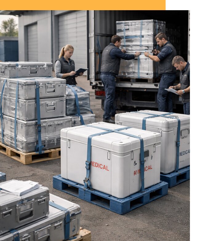 Перевозка медицинского оборудования по всему миру от 15420 руб