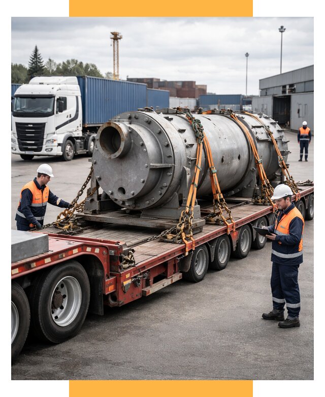 Перевозка тяжеловесных грузов под ключ от 154200 р. | СетСервис-Рсн