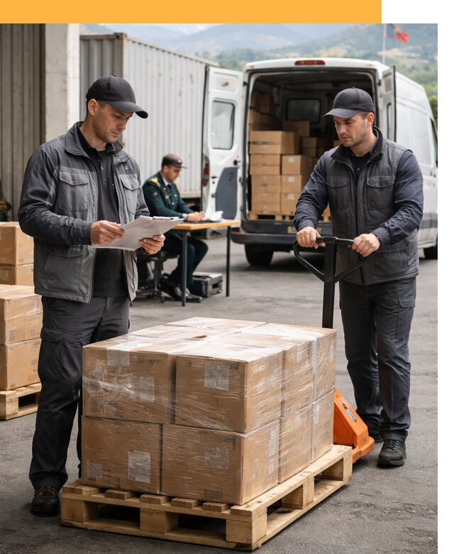 Доставка грузов через Армению, быстрая таможенная очистка от 25700