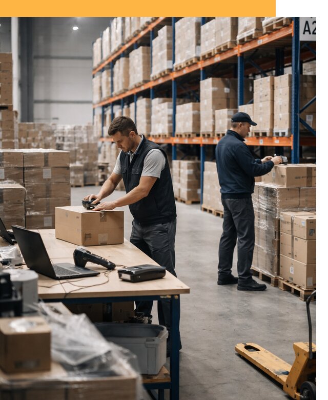 Склад консолидации в Европе: хранение, сортировка от 6682